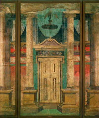 Decorazione scenica, porta d