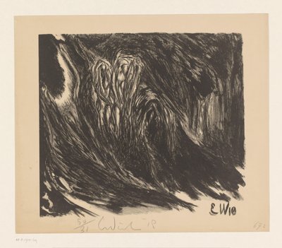 Composizione astratta da Erich Wichmann (signed by artist)