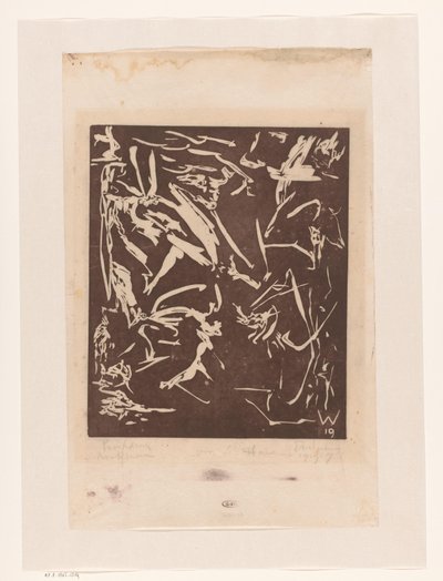 Composizione astratta da Erich Wichmann (signed by artist)