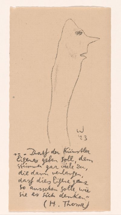 Figura caricaturale da Erich Wichmann
