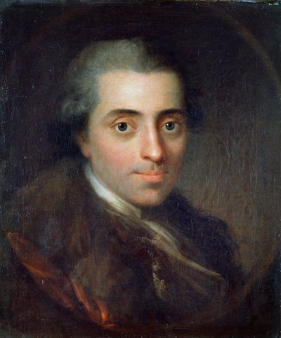 Ritratto di Johannes Ewald, poeta danese da Erik Pauelsen