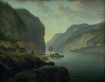 Svinesund vicino a Frederikshald in Norvegia da Erik Pauelsen