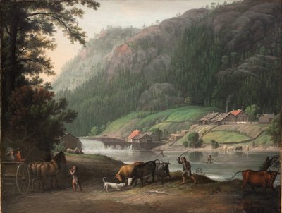 Tistedalen presso Frederikshald in Norvegia da Erik Pauelsen