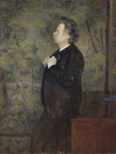 Ritratto di Edvard Grieg da Erik Theodor Werenskiold