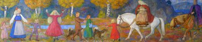 La piccola Kjersti e il re degli elfi da Erik Theodor Werenskiold