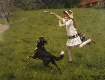 Compagni di gioco da Erik Theodor Werenskiold