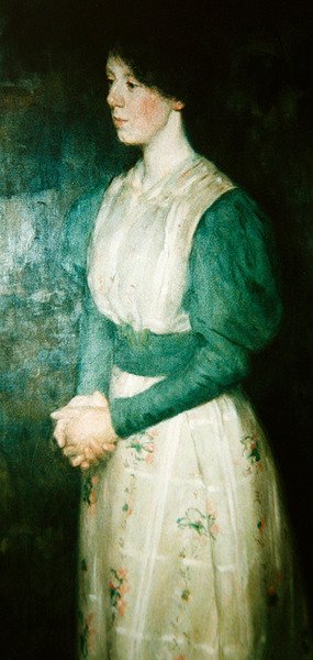 Ritratto di Miss Ellen Dick da Erik Theodor Werenskiold