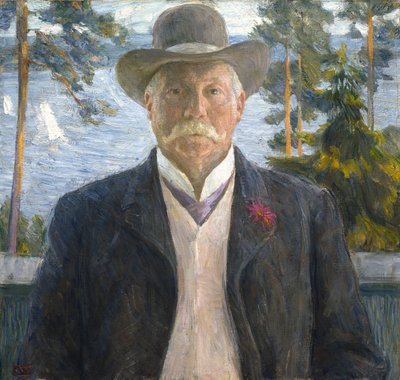 Ritratto del compositore Thorvald Lammers da Erik Theodor Werenskiold