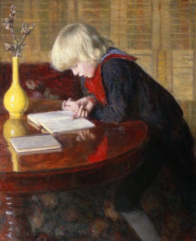 Werner che legge da Erik Theodor Werenskiold