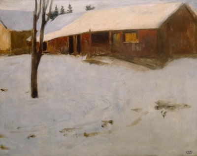 Inverno da Erik Theodor Werenskiold