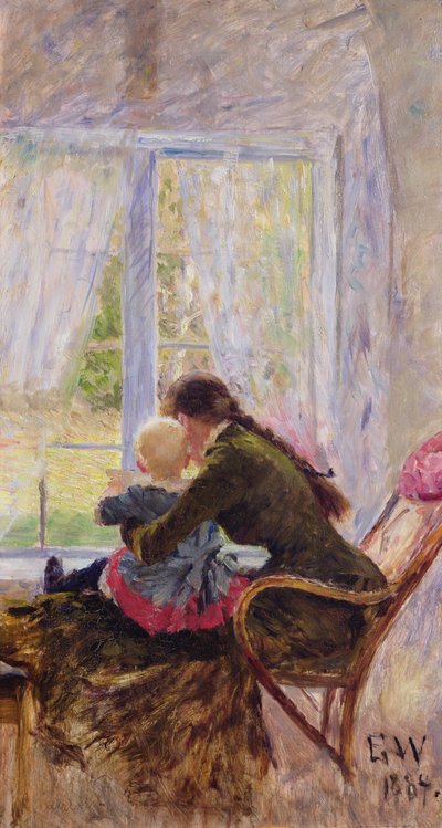 Tu e Bebe da Erik Theodor Werenskiold