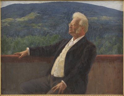 Ritratto di Bjørnstjerne Bjørnson da Erik Theodor Werenskiold