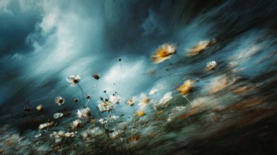 Fiori selvatici tempestosi da Erkan Camlilar