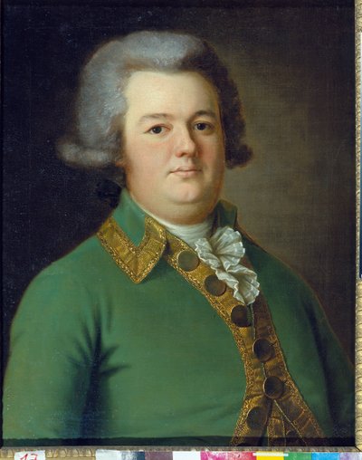 Ritratto di Vasily Ivanovich Likhachev da Ermolay Demetyevich Kamezhenkov