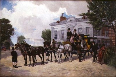 La carrozza a nolo da Ernest Alexandre Bodoy