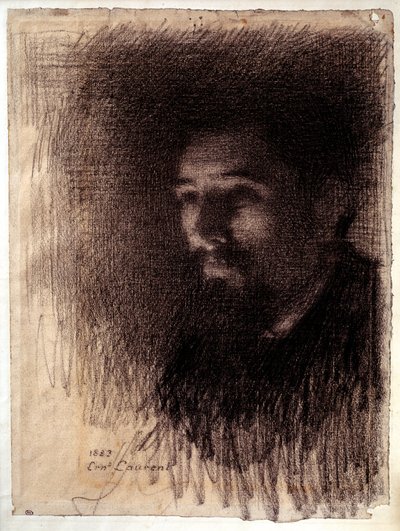 Ritratto del pittore Georges Pierre Seurat da Ernest Joseph Laurent