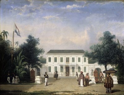 Casa sulla Rijswijk, Batavia (Jalan Veteran) da Ernest Alfred Hardouin