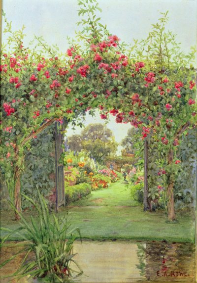 Crimson Rambler, Harleyford Manor, Marlow da Ernest Arthur Rowe