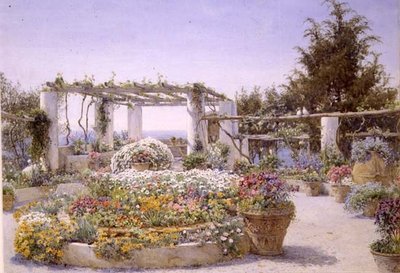 La Pergola, Villa Inercia, Capri da Ernest Arthur Rowe