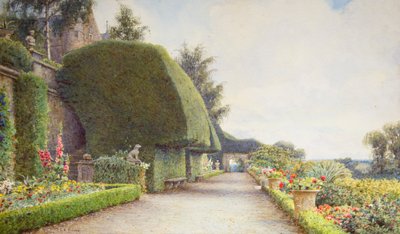 La Terrazza, Castello di Drummond, Perthshire da Ernest Arthur Rowe