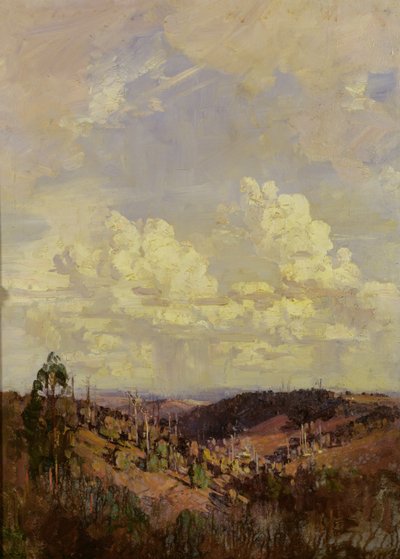 E lascia che le nuvole della sera e del mattino (Tennyson) da Arthur Streeton