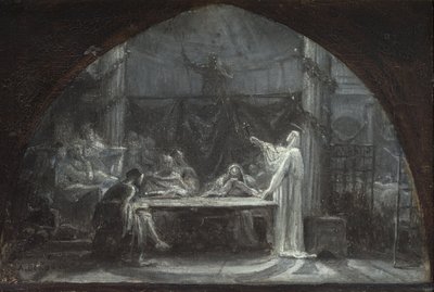 Bozzetti per la chiesa di Saint-Gervais-Saint-Protais, 1863 circa (olio su tela) da Ernest Augustin Gendron