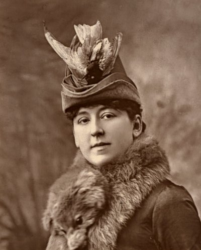 Amy Roselle, attrice britannica, 1887 da Ernest Barraud