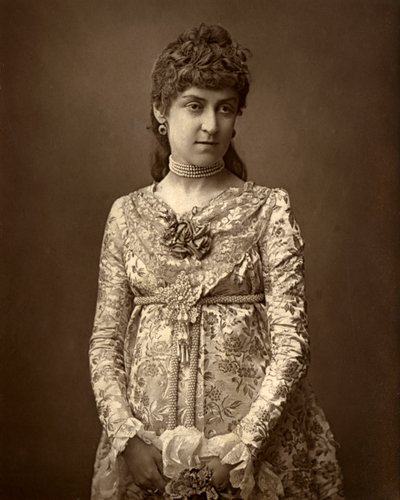 Angela Fenton, attrice britannica, 1887 da Ernest Barraud