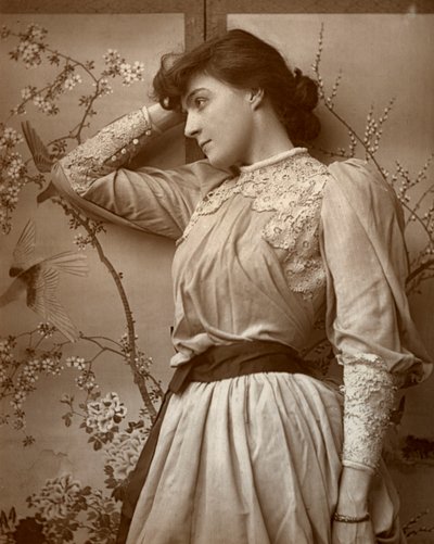 Cora Urquhart Brown-Potter, attrice americana da Ernest Barraud