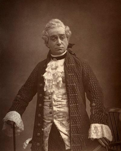 David James, attore britannico, in David Garrick da Ernest Barraud