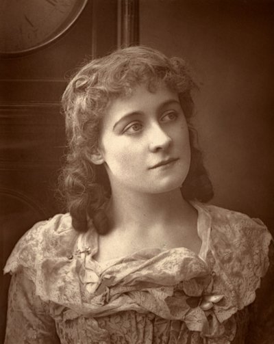 Kate Rorke, attrice britannica, in Sophia, 1887 da Ernest Barraud