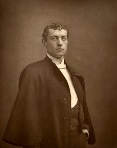 Lewis Waller, attore britannico, 1887 da Ernest Barraud