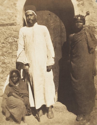 Abu Nabut e schiavi al Cairo, 22 aprile 1852 da Ernest Benecke