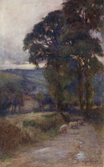 La strada ombreggiata da Ernest Benger or Berenger