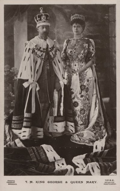Re Giorgio V e Regina Maria da Ernest Brooks