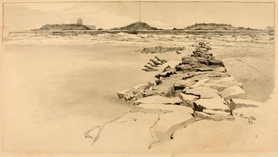 Il Forte Moultrie sul sito del vecchio Forte Sullivan da Ernest C. Peixotto