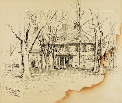 Casa del Presidente del William and Mary College da Ernest C. Peixotto