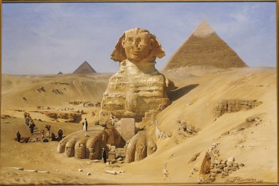 Scavo della Sfinge da Ernest Carl Eugen Koerner