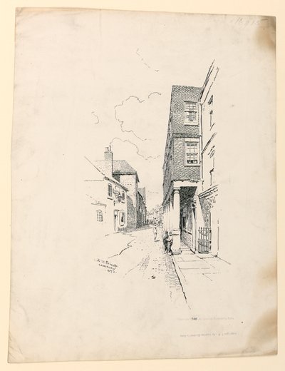 Vecchia casa a Gainsborough da Ernest Clifford Peixotto
