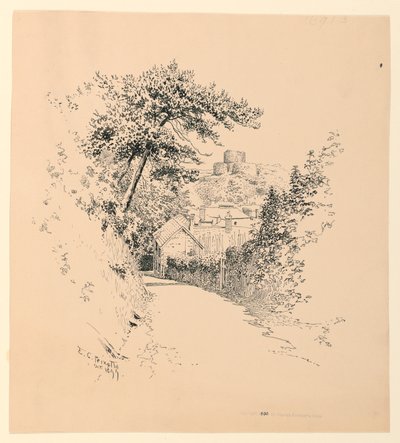 Il castello di Launceston da Ernest Clifford Peixotto