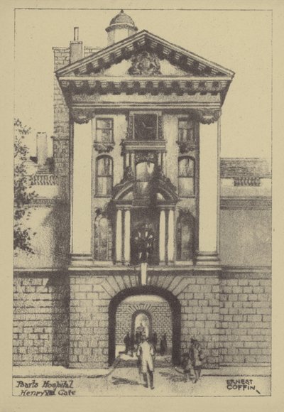 Ospedale di Barts, Porta di Enrico VIII da Ernest Coffin