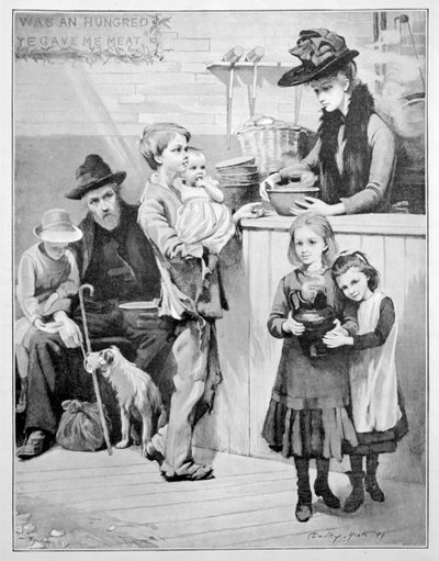 Un angelo soccorritore, 1889 da Ernest Dudley Heath