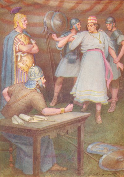 Jugurtha venne alla tenda del suocero disarmato da Ernest Dudley Heath