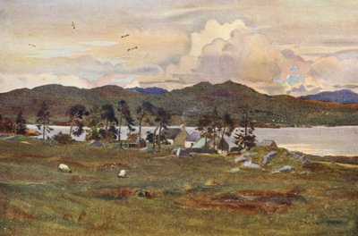 Lochinvar, con la casa del guardiano da Ernest Edward Briggs
