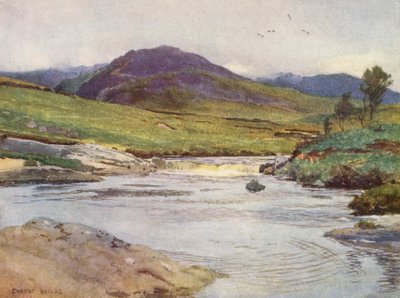 Il Black Water di Dee sopra il ponte da Ernest Edward Briggs