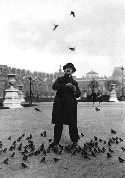 Un incantatore di uccelli, Parigi da Ernest Flammarion