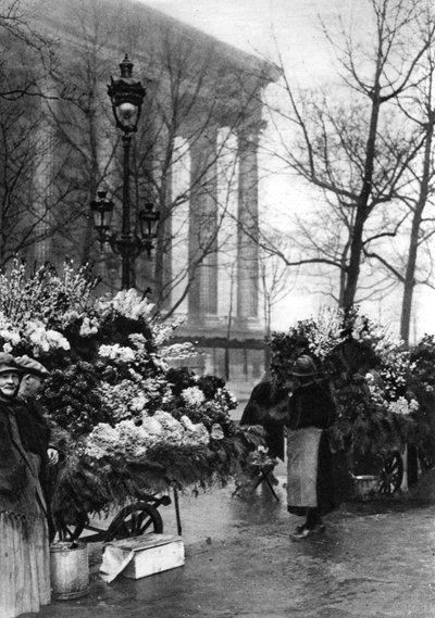 Mercato dei fiori alla Madeleine, Parigi, 1931 da Ernest Flammarion