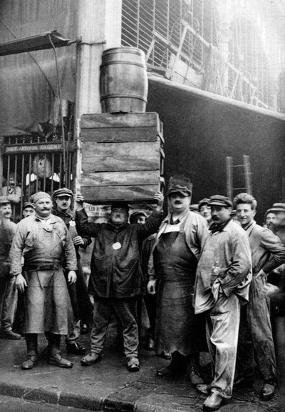 Facchini al mercato centrale, Parigi da Ernest Flammarion