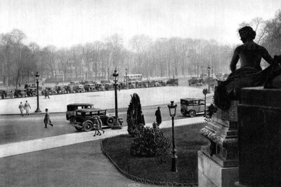 Il Rond Point e Place Georges Clemenceau, Parigi, 1931 da Ernest Flammarion