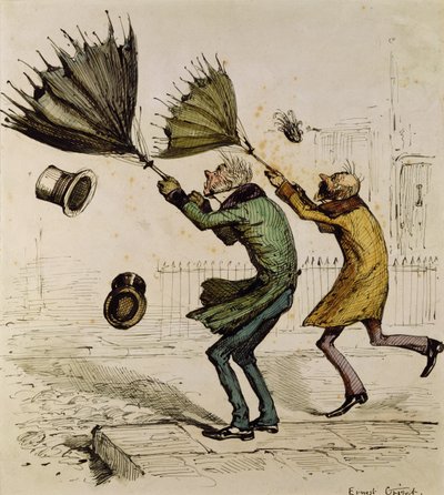Una burrasca improvvisa da Ernest Henry Griset